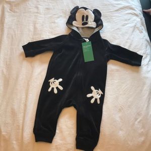 H&M Mickey Mouse hooded Jumpsuit